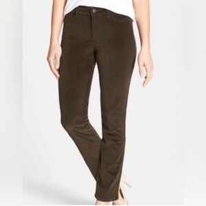 NYDJ Dark Brown Corduroy Jean Leggings Sz 0P
